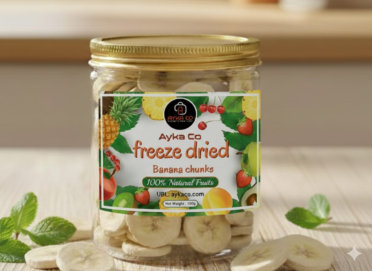 Banana Chunks (FD8)(100g) – Ayka Co