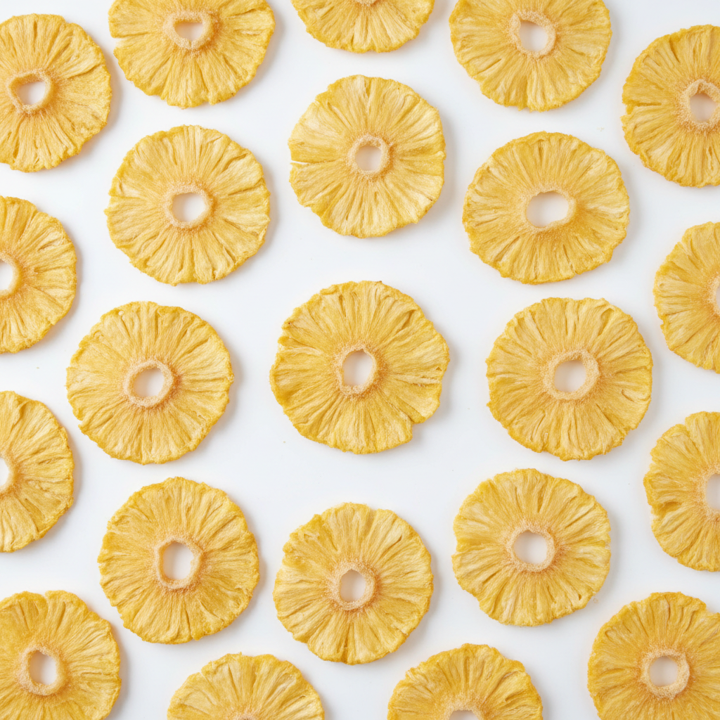 Naturally Sweet Dehydrated Pineapple Slices for Palm Jumeirah, Al Barari, Business Bay areas